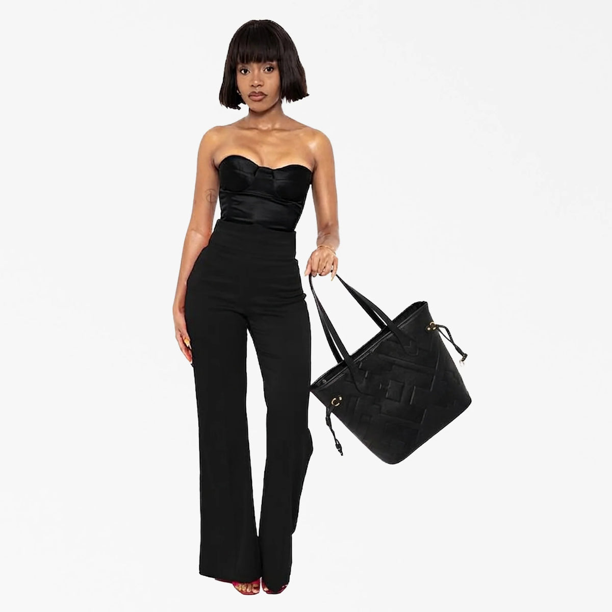 EMBOSSED TOTE BAG