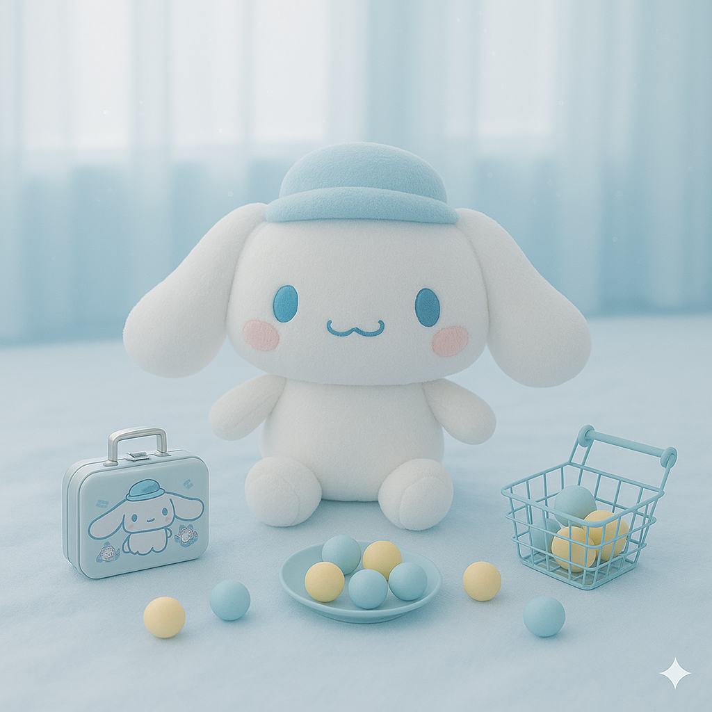 A-【Kawaii Lucky Scoop Suitcase Set】- Edición de 14"